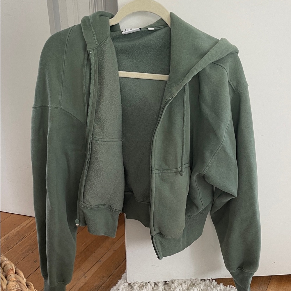Aritzia Green Hoodie